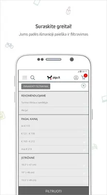 Pigu.lt android App screenshot 8